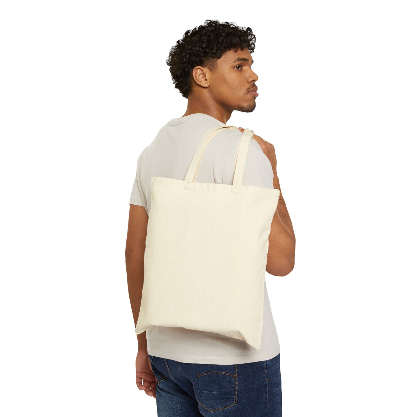 Fox & Rose Republic Cotton Canvas Tote Bag - Eco-Friendly Shopping Tote for Nature Lovers