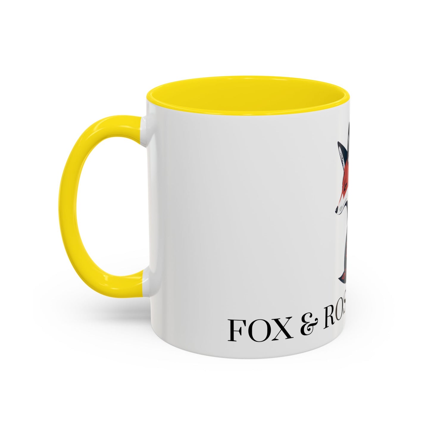Fox & Roses logo coffee Mug - 11oz & 15oz