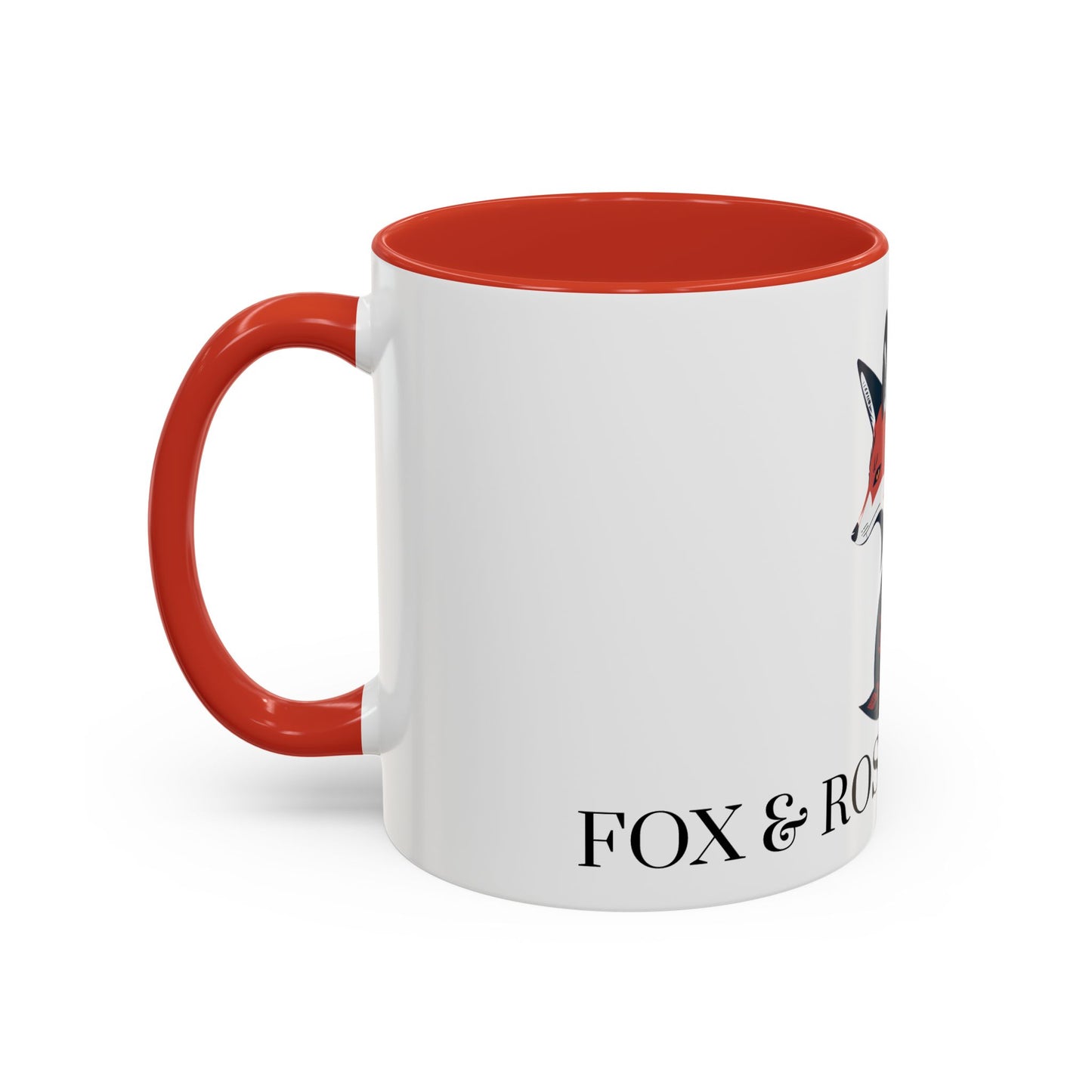 Fox & Roses logo coffee Mug - 11oz & 15oz