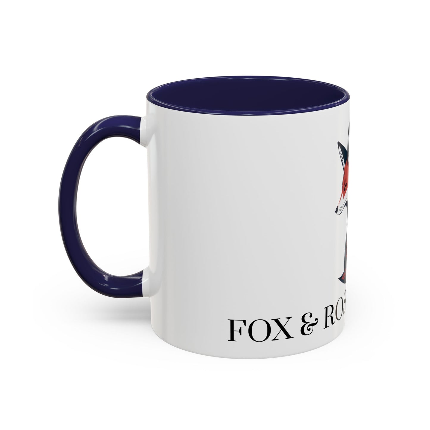 Fox & Roses logo coffee Mug - 11oz & 15oz