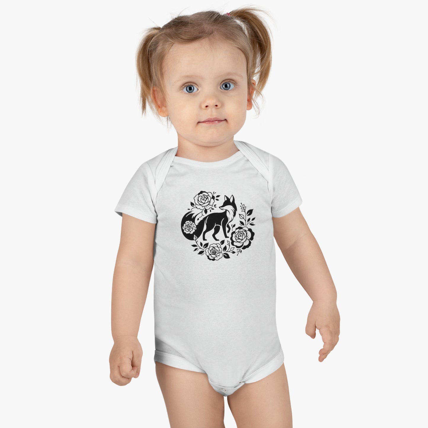 Take Me for a Walk in the Roses - Baby Short Sleeve Onesie®