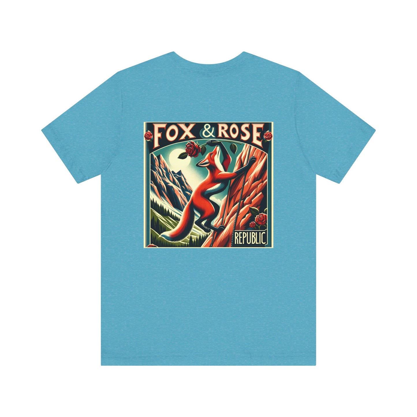 Fox & Rose Republic Summit Fox Unisex Jersey Short Sleeve Tee