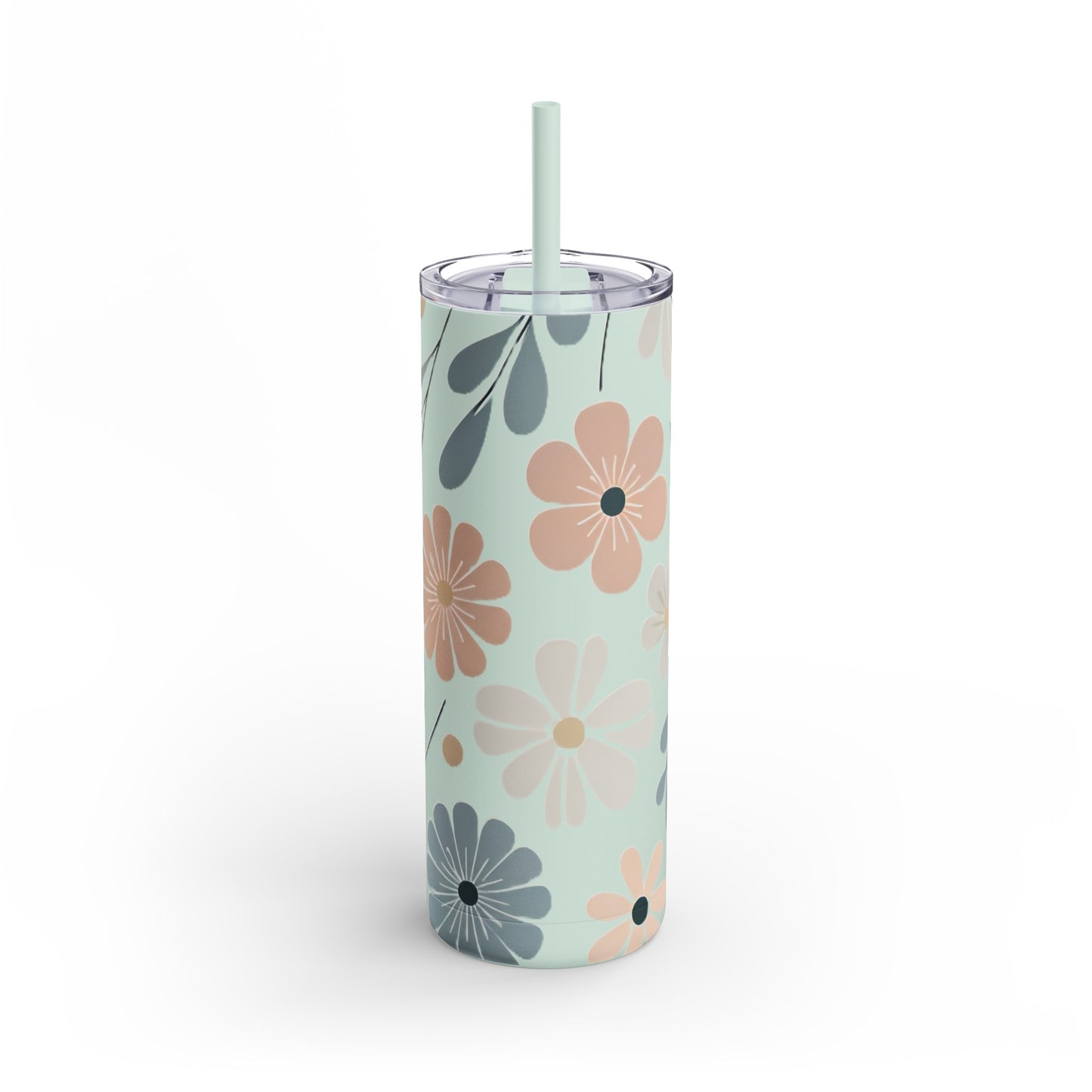 Desert Rose Skinny Matte Tumbler, 20oz