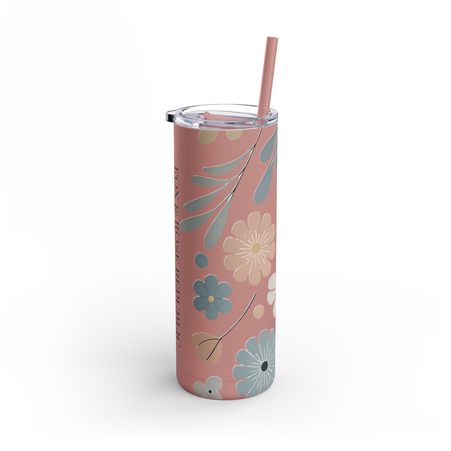 Desert Rose Skinny Matte Tumbler, 20oz