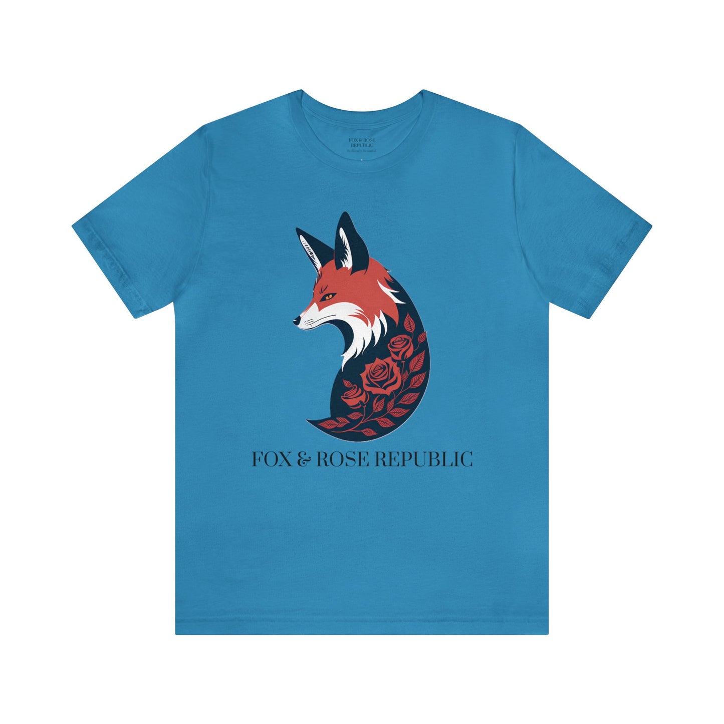 Fox and Rose Republic Logo Unisex Jersey Short Sleeve Tee