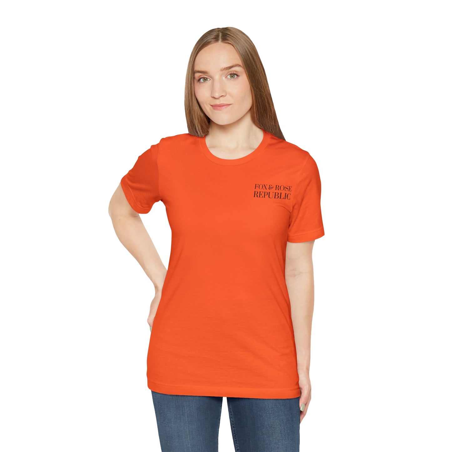 Fox & Rose Republic Unisex Jersey Short Sleeve Tee