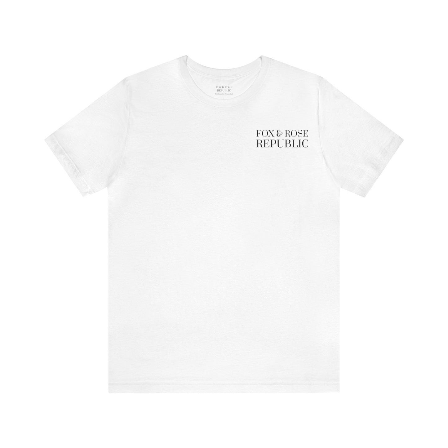 Fox & Rose Republic Unisex Jersey Short Sleeve Tee