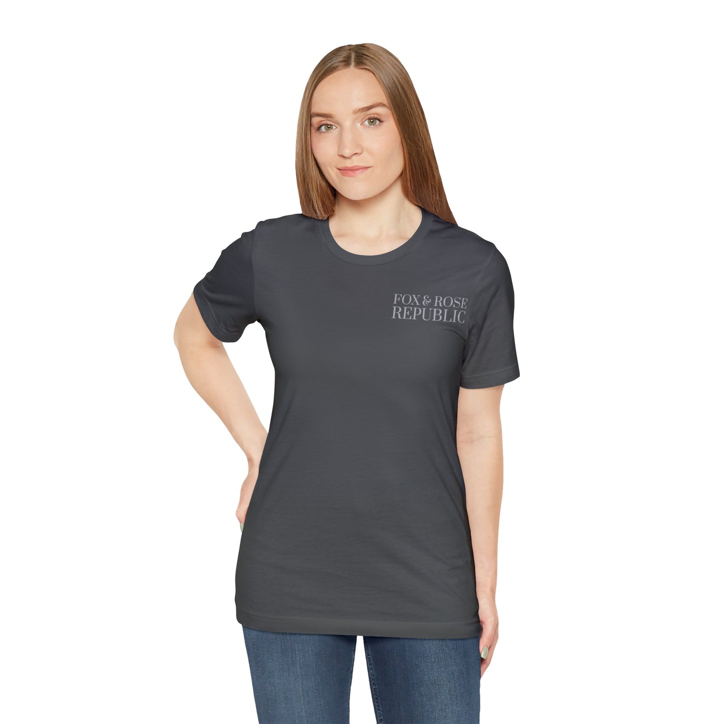 Fox & Rose Republic Unisex Jersey Short Sleeve Tee