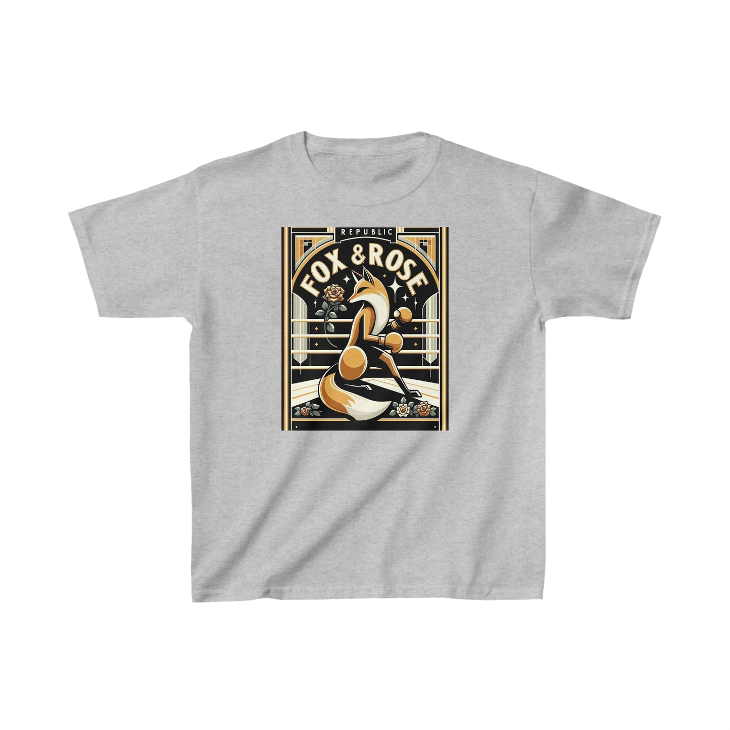 Fox & Rose Republic Boxing Fox Kids Heavy Cotton™ Tee