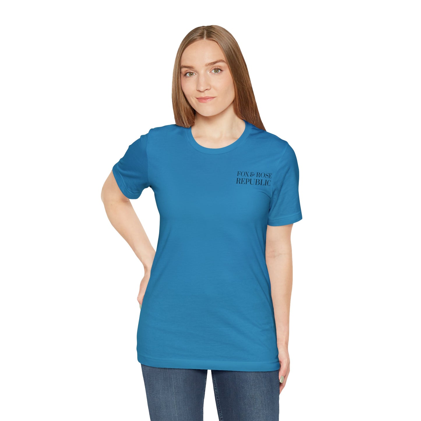 Fox & Rose Republic Unisex Jersey Short Sleeve Tee