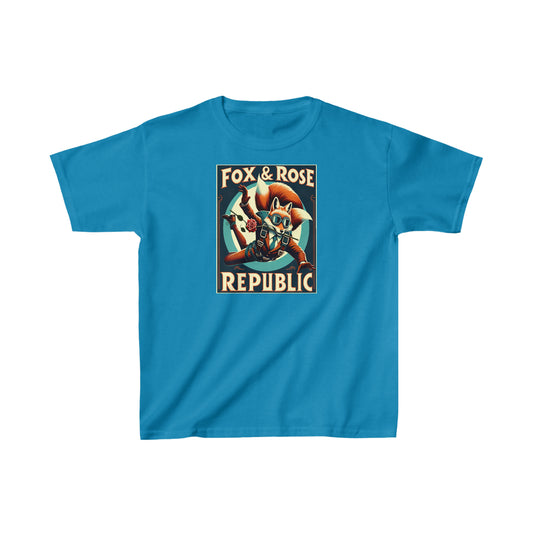 Fox & Rose Republic Skydive Like a Fox Kids Heavy Cotton™ Tee