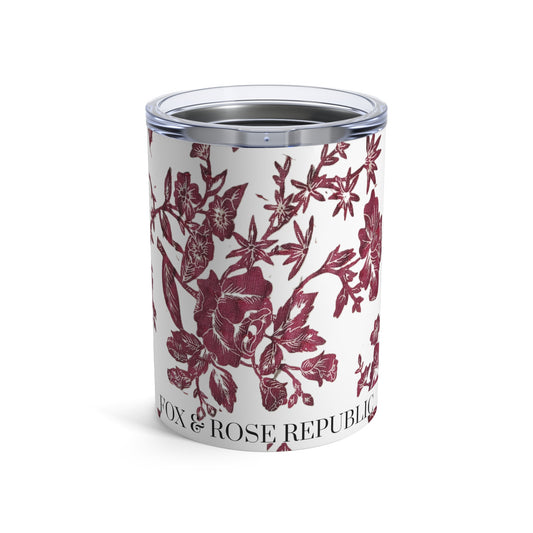 Fox & Rose Republic Victorian Rose Tumbler 10oz