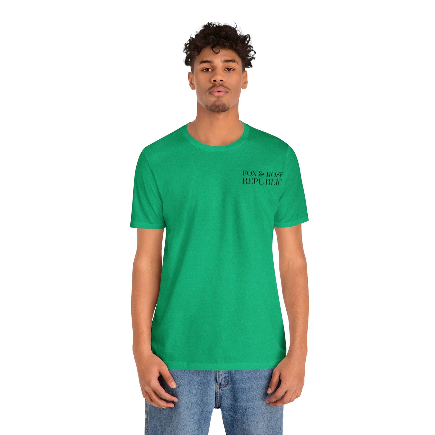 Fox & Rose Republic Unisex Jersey Short Sleeve Tee