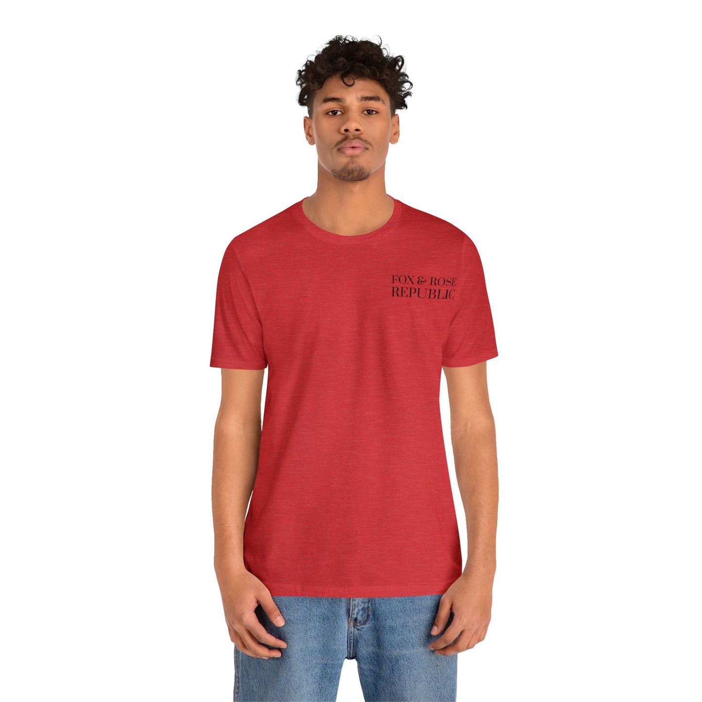 Fox & Rose Republic Unisex Jersey Short Sleeve Tee