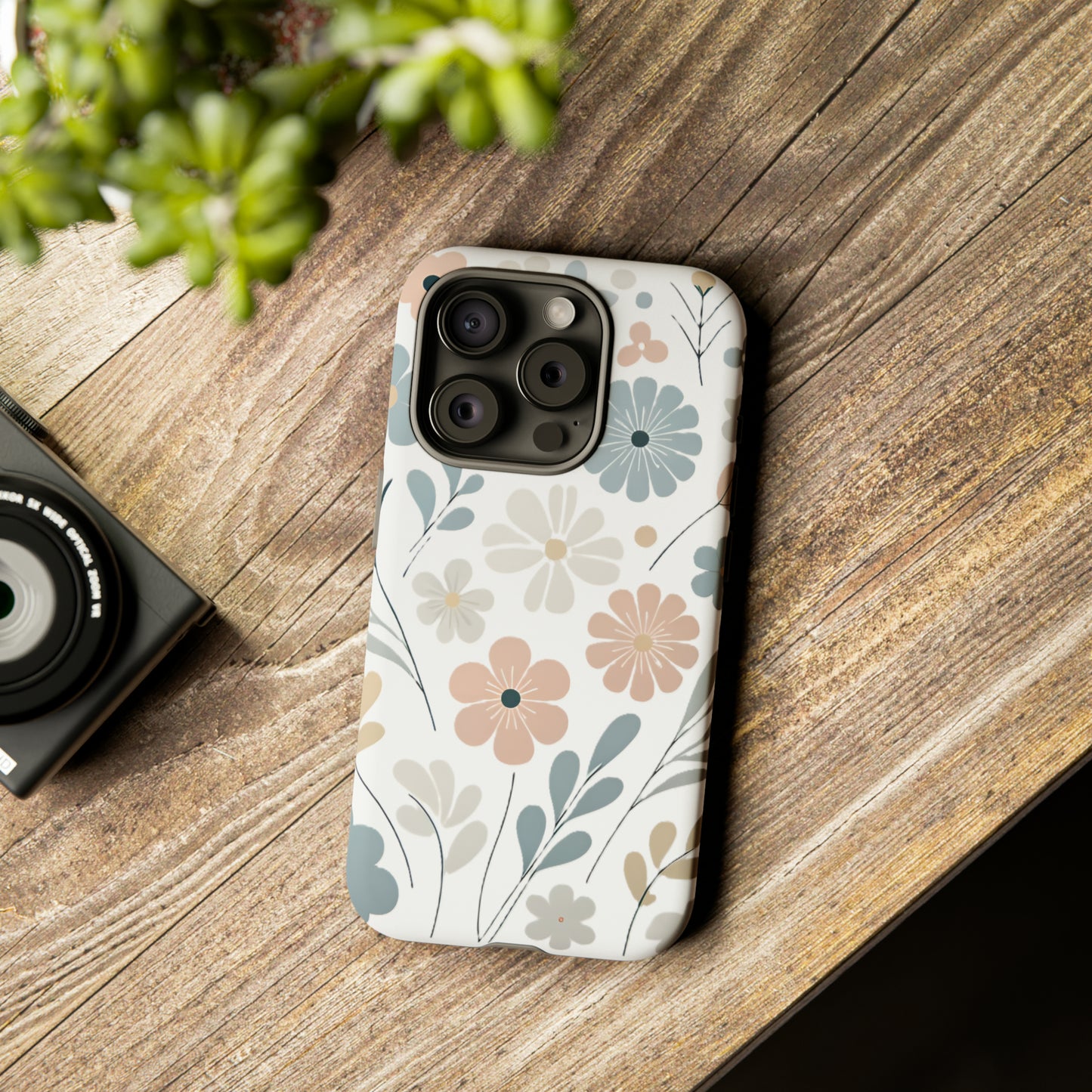 A Day in the Flowers Phone Case