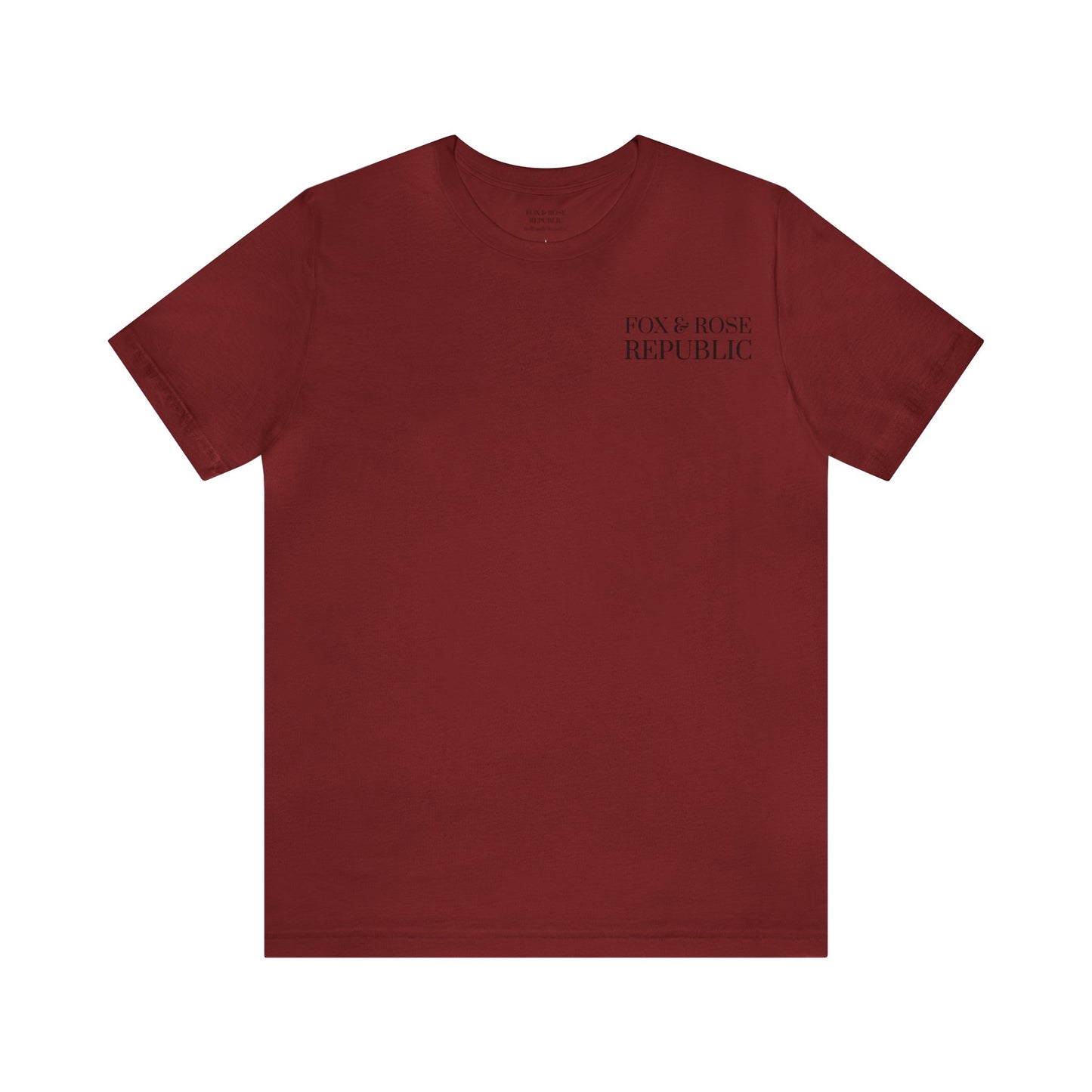 Fox & Rose Republic Unisex Jersey Short Sleeve Tee