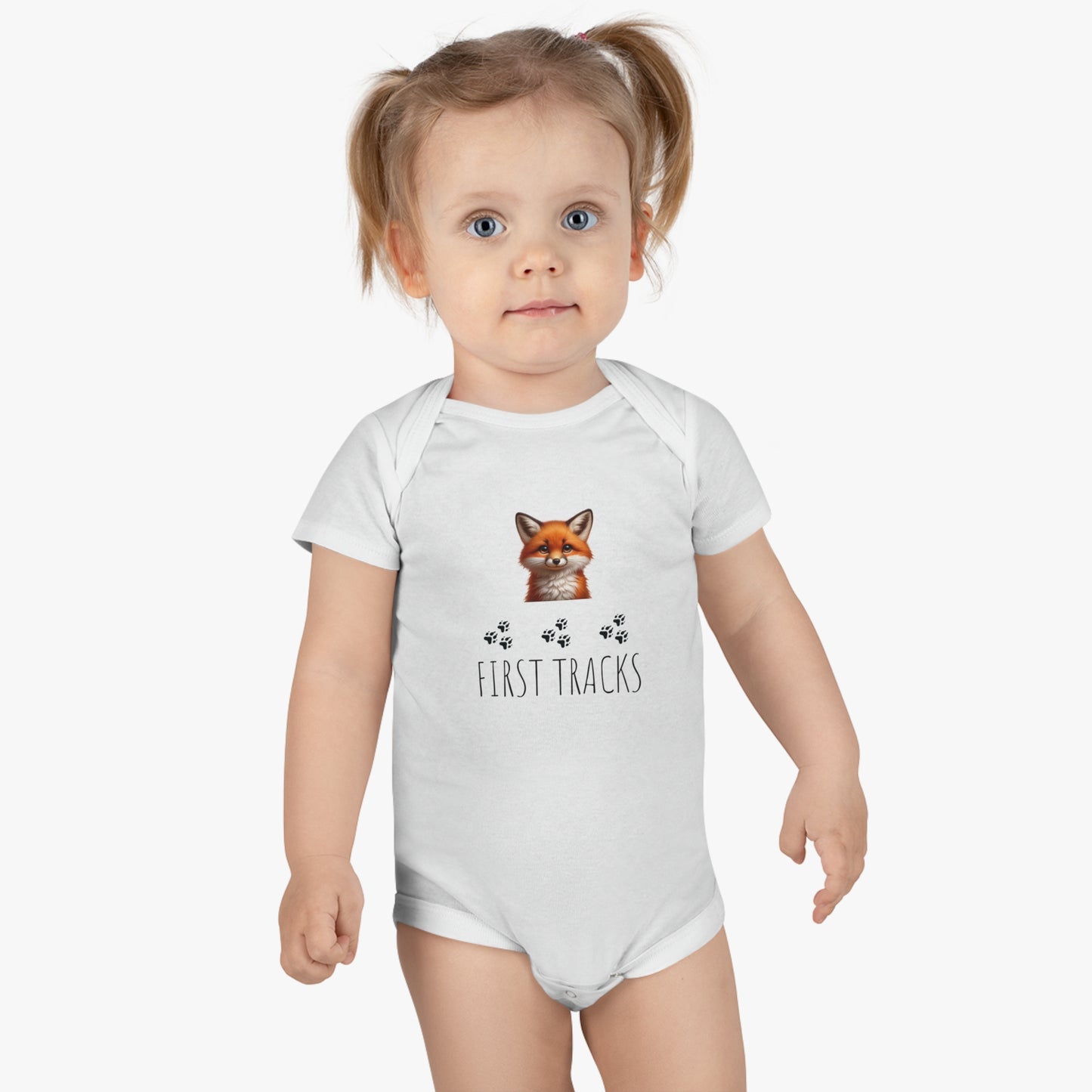 First Tracks Fox Baby Short Sleeve Onesie®