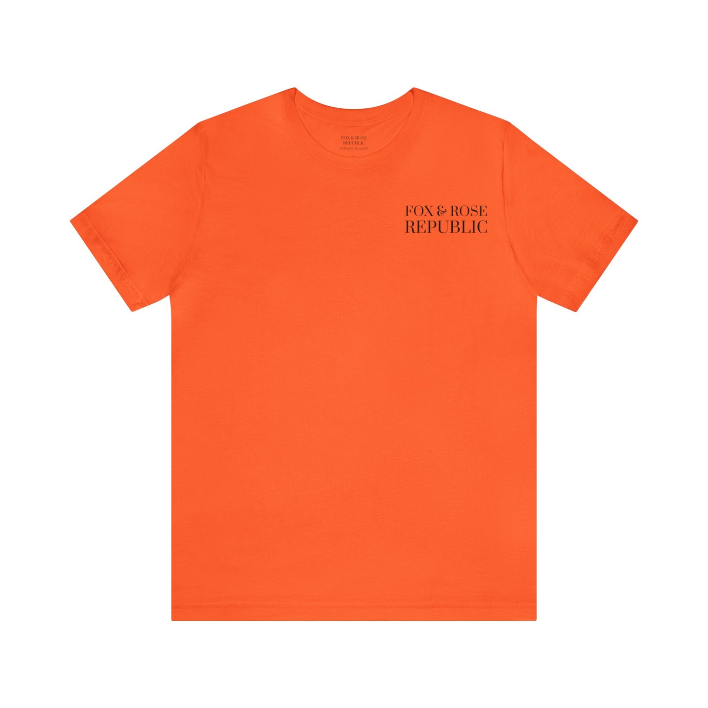 Fox & Rose Republic Unisex Jersey Short Sleeve Tee