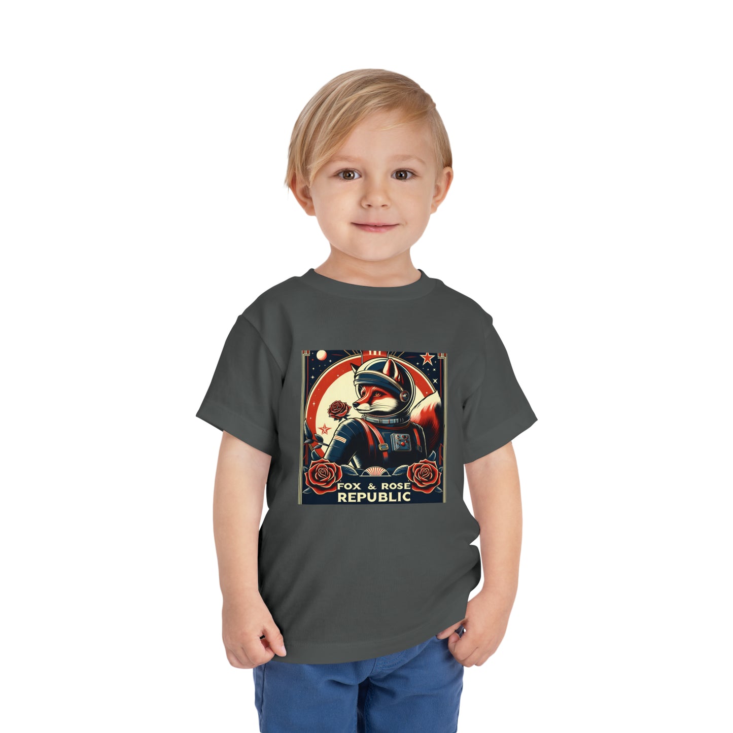 Astro Fox Toddler Short Sleeve Tee