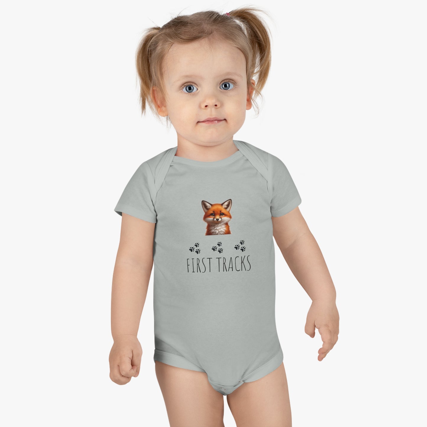 First Tracks Fox Baby Short Sleeve Onesie®