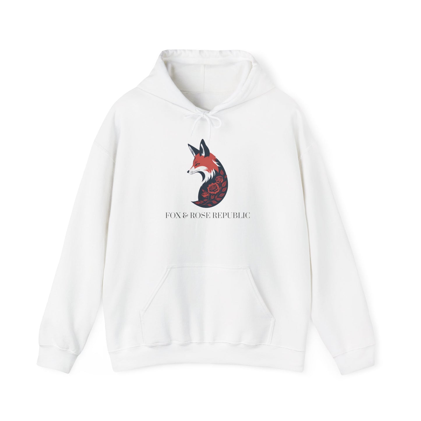 Fox & Rose Republic Logo Unisex Heavy Blend™ Hooded Sweatshirt