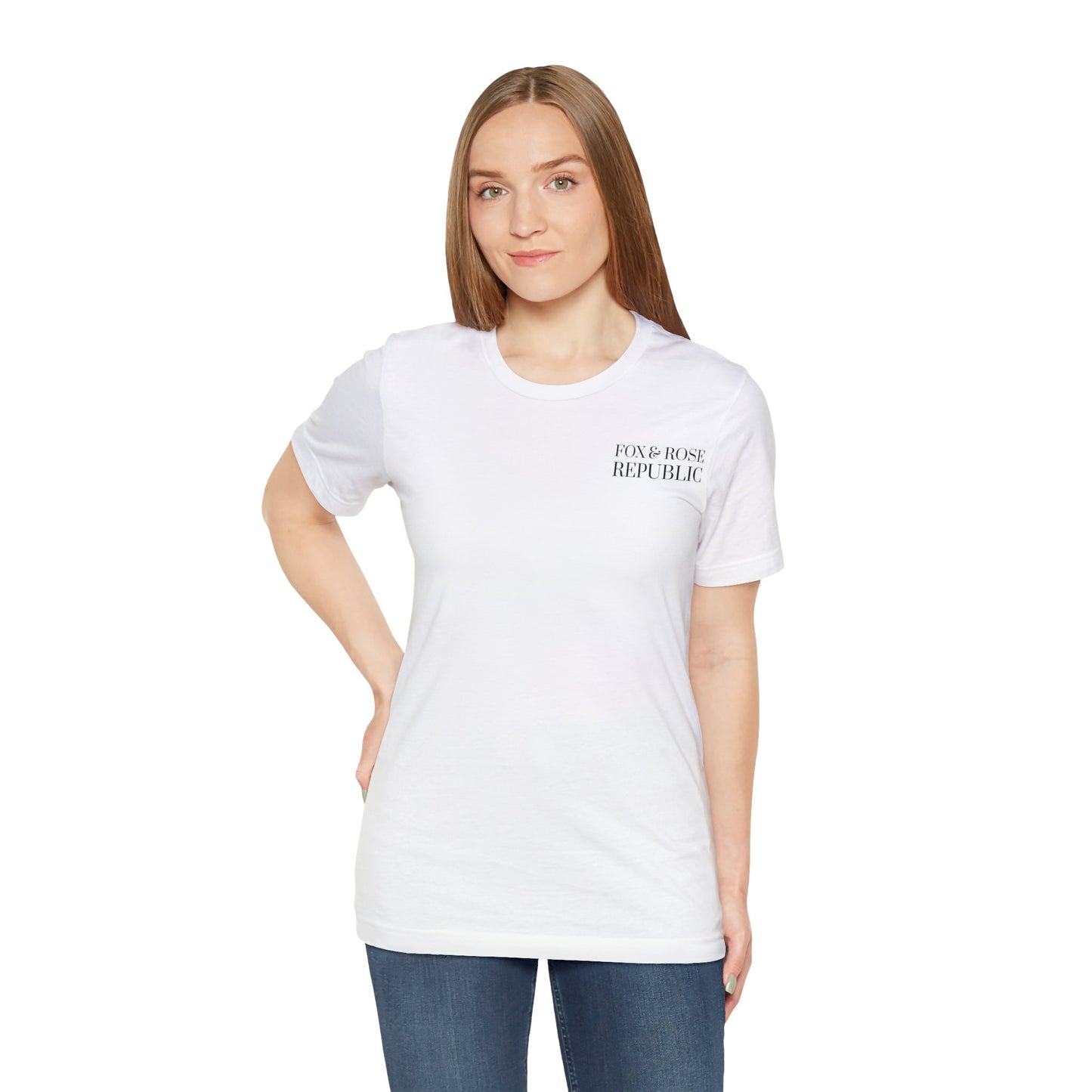 Fox & Rose Republic Unisex Jersey Short Sleeve Tee