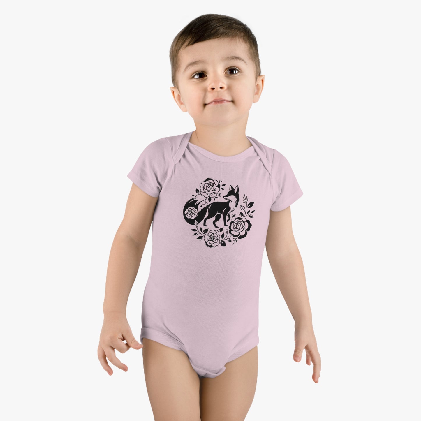 Take Me for a Walk in the Roses - Baby Short Sleeve Onesie®