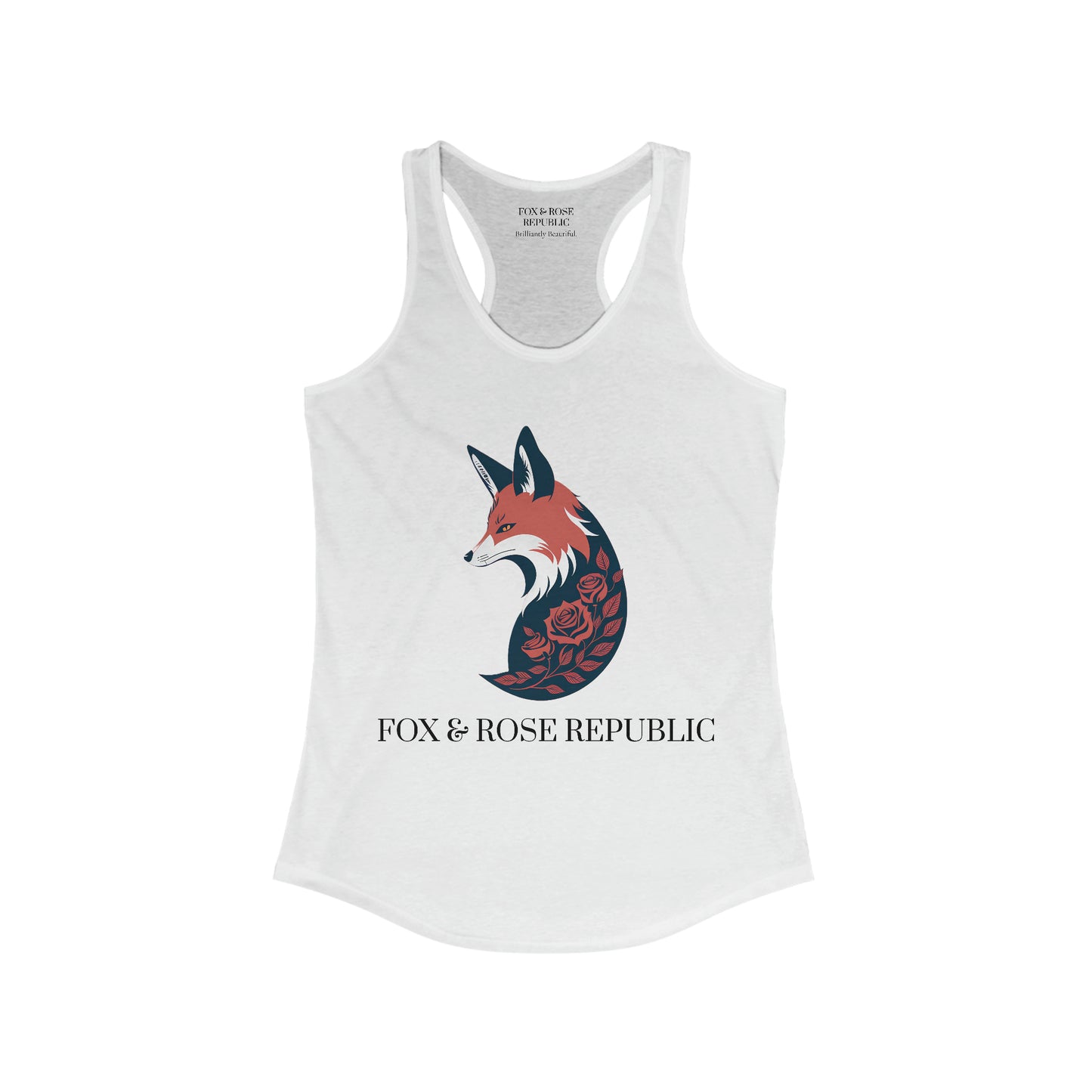 Fox and Rose Republic Logo Women's Racerback Tank