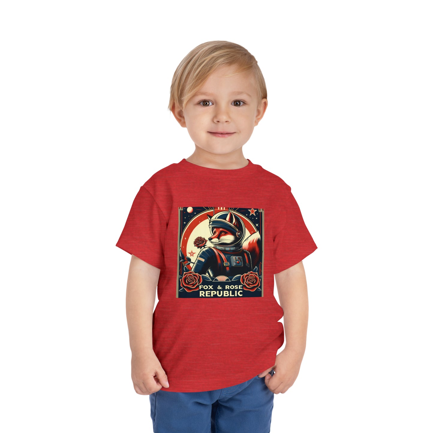 Astro Fox Toddler Short Sleeve Tee