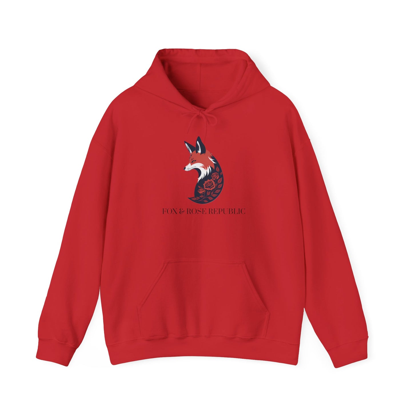 Fox & Rose Republic Logo Unisex Heavy Blend™ Hooded Sweatshirt