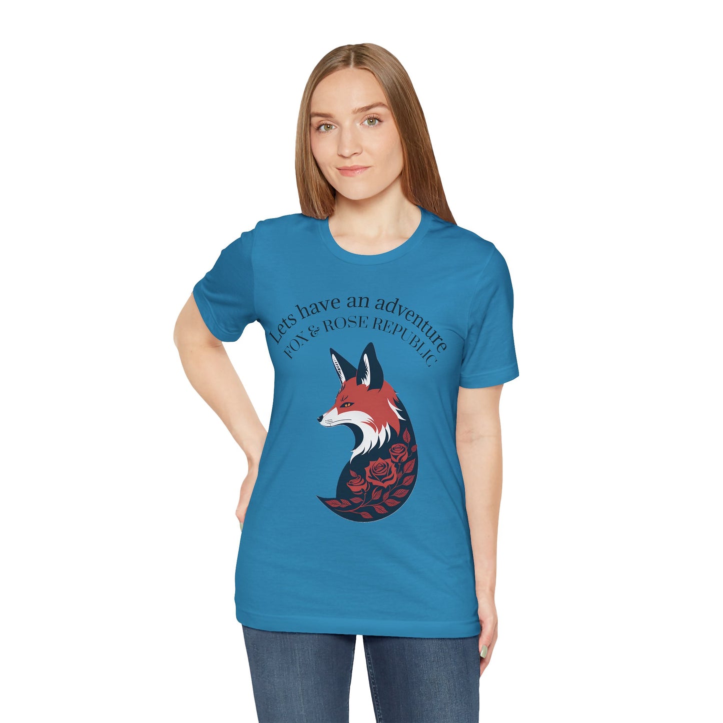 Let's have an Adventure logo Graphic tee.